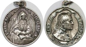 Q6678 Medal Vatican Papal States Pie X Pope Silver -> Make offer  