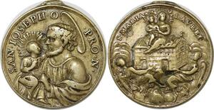 Q6720 Rare Medal Vatican Papal States St Joseph Jesus Marie -> M offer