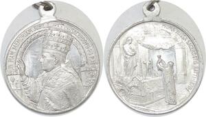 Q6742 Medal Vatican Papal States Pius XI Jubilee Jesus Christ 1879 1929 UNC 