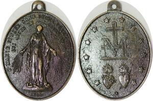 Q6747 Médaille O Marie Priez pour Nous Vierge Marie coeur 1830 > Make Offer