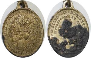 Q6800 Médaille Archiconfrérie Saint Coeur Marie Jesus AU > Make Offer