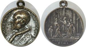 Q6804 Medal Vatican Papal States Pius XII Anno Jubilaei 1950 Silvered
