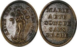 Q6806 Médaille Marie a été concue sans péché Reine des Anges SUP > Offer