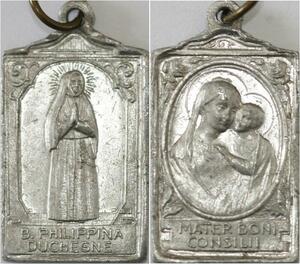 Q6810 Medal Vatican Papal States Mater Boni Consilii Philippine Duchesne AU