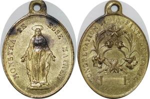 Q6813 Médaille Congregation enfants Marie Monstra Te Esse Matrem SUP > Offer
