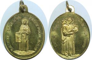 Q7019 Médaille Ste Roseline Ste Bruno Priez Pour Nous SPL > Make Offer