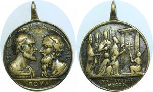 Q7023 Rare Medal Vatican Papal States Anno Jubilee 1750 St Petrus Paulus    