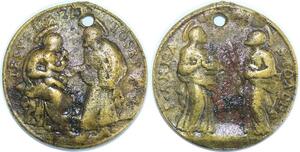 Q7075 Spain Medal S Anna San Joaquin Sagrada Familia Iesus Joseph > Offer