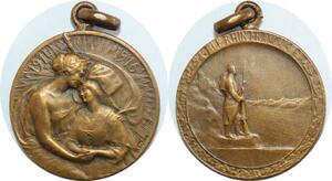 Q7814 France Médaille WWI Alsace Le Rhin Francais 1914 1916 SUP > M Offer