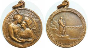 Q7829 France Médaille WWI Alsace Le Rhin Francais 1914 1916 SUP > Offer