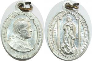 Q7832 Medaglia Vatican Papal States Pius X 1903 1914 AU > Make Offer