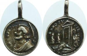 Q7835 Rare Medaglia Vatican Papal States Petrus Paulus Anno IV BIL Silver