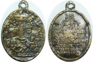 Q7836 Médaile Religieuse Croix Vierge Marie -> Make Offer