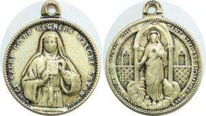 Q7837 Médaille France Sacré Coeur aime les hommes Satan Pennin Lyon > Offer