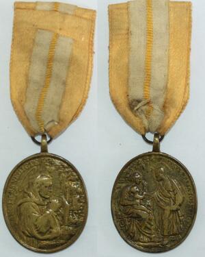 Q7845 Rare Medaglia Vatican Papal States Sancte Benedicte 18th Crucifix