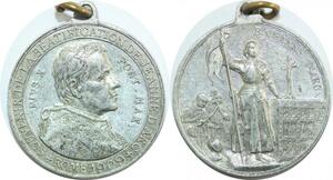 Q7851 Medaglia Vatican Papal States Pius X Jeanne D'arc Rome 1909   