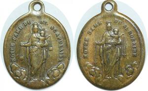 Q7861 Médaille Vierge N.D du St Scapulaire N.D du St Rosaire > Offer     