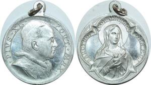 Q7881 Medaglia Vatican Papal States Pius XI 1922-1939 UNC > Make Offer