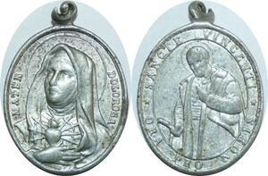 Q7882 Medaglia Vatican Papal States St Vincenti Maria Mater Dolorasa >Offer