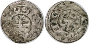 Q7952 Rare Berri Comté de Gien Obole Geoffroi II Sire de Donzy 1120-1180