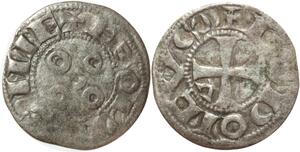 Q7962 Rare Denier Louis IV d&#039;Outremer 936 954 Angoulême Argent -&gt; Make Offer
