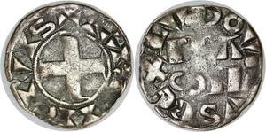 Q7965 Rare Denier Louis VII 1120 1180 3e type Paris e onciale > Make Offer