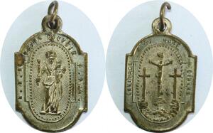 Q8276 Médaille Notre Dame de Tout Pouvoir Ermitage du Mont Cindre St-Cyr-Mont-d'Or SUP