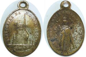 Q8282 Médaille Sanctuaire Notre Dame Des Anges Priez pour Nous