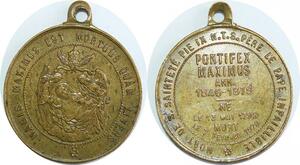 Q8289 Medal Vatican Papal States Pope Pius IX 1846 1878 -> Offre