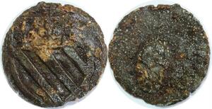 Q8315 Médaille Sceau Armoiries 3 Fleurs de Lys -> Make offer