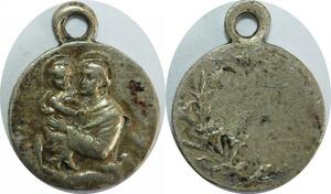 Q8336 Médaille Religieuse module 5mm Jesus Joseph Argenté -> Offre