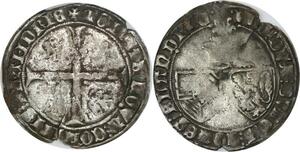 Q8577 Rare Flandres Double Gros Braspenning Philips de Goede 1421-1433