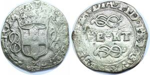 Q8594 Rare Savoia 6 Soldi Carlo Emanuele I 1629 Chambery Silver - Offer