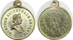 Q8616 Médaille Affre Archevêque de Paris 1848 Martyr SUP ->Make offer