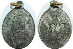 Q8649 Medal Vatican Papal States Pio IX Concile 1889 ->Make offer