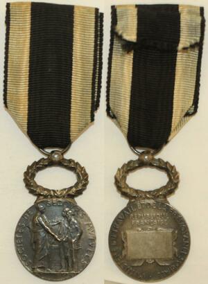 Q8654 Médaille Société Secours Mutuels Roty 1933 Argent ->Make offer