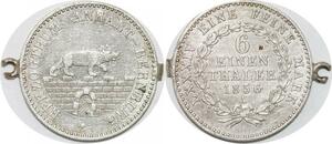 R1112 Germany Anhalt Berburg 1/6 Taler 1856 Alexander Carl 1856 A Silver >Offer