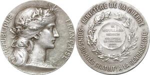 R1121 Médaille Gendarmerie Médecin Neauphle Médecin Moullard Daniel Dupuis Silver