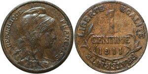 R1140 France 1 Centime Dupuis 1911 -> Make offer