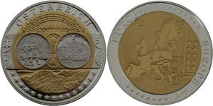 R1326 Medal Austria 10 Euros Europa Silver 999% PF Proof BE -> Make offer