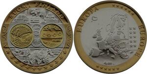 R1350 Medal Finland 100 Euros 2002 Silver 999% PF Proof BE -> Make offer
