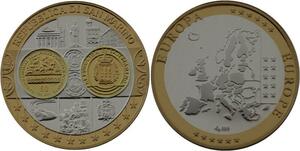R1353 Medal San Marino 50 Euros Raveno 2002 Silver 999% PF Proof BE >M Offer