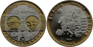 R1371 Medal Italy 20 Euros Delli Arte 2003 Silver 999% PF Proof BE -> Make offer