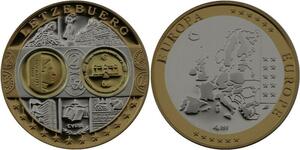 R1374 Medal Luxembourg 5 Euros BCL 2003 Silver 999% PF Proof BE -> Make offer