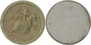 R1446 Rare Sceau Philippe l Hardi Duc Valois Bourgogne Jean II Le Bon 1387 12cms