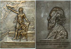 R1571 Rare Coffret Plaque Suisse Clinique Ophtalmologist Berne Dr Henri Dor 1911