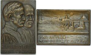 R1583 Rare Coffret Plaque Maurice Auguste Polosson Jean Chorel Lyon 1924 SUP