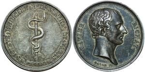 R1602 Rare Médaille Xavier Bichat Société Médicale 1807 Paris Galle -> M Offer