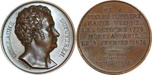 R1608 Rare Médaille Médecine Chirurgien Baron Guilaume Dupuytren Caunois SPL