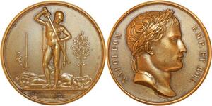 R1635 Rare Médaille Napoleon Russie Bataille Friedland 1807 Andrieu SUP > Offer 